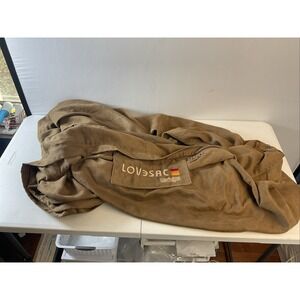 LoveSac MovieSac Beanbag Cover Earth Microsuede Brown